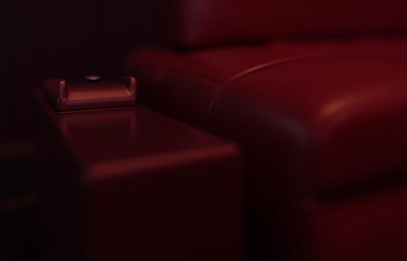 Luxury or premium cinema seating.