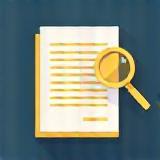 Icon representing reading terms and conditions.